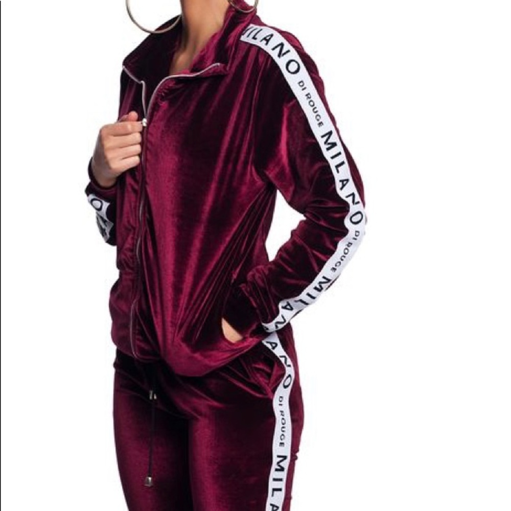 UNISEX Milano velour sweatsuit